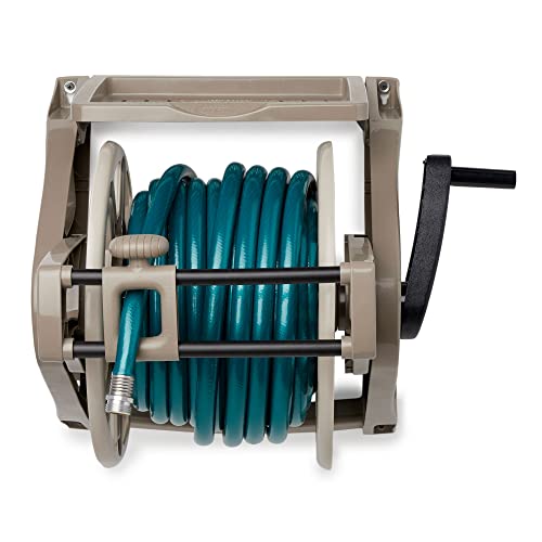 Heavy Duty Wall Mount Water Hose Winder with Hand Crank W62045