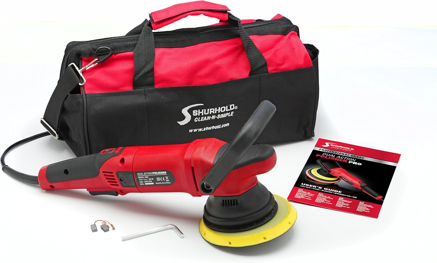 Dual Action Polisher with Carrying Bag H28783