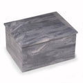 Grey Genuine Marble Cremation Urn Q349