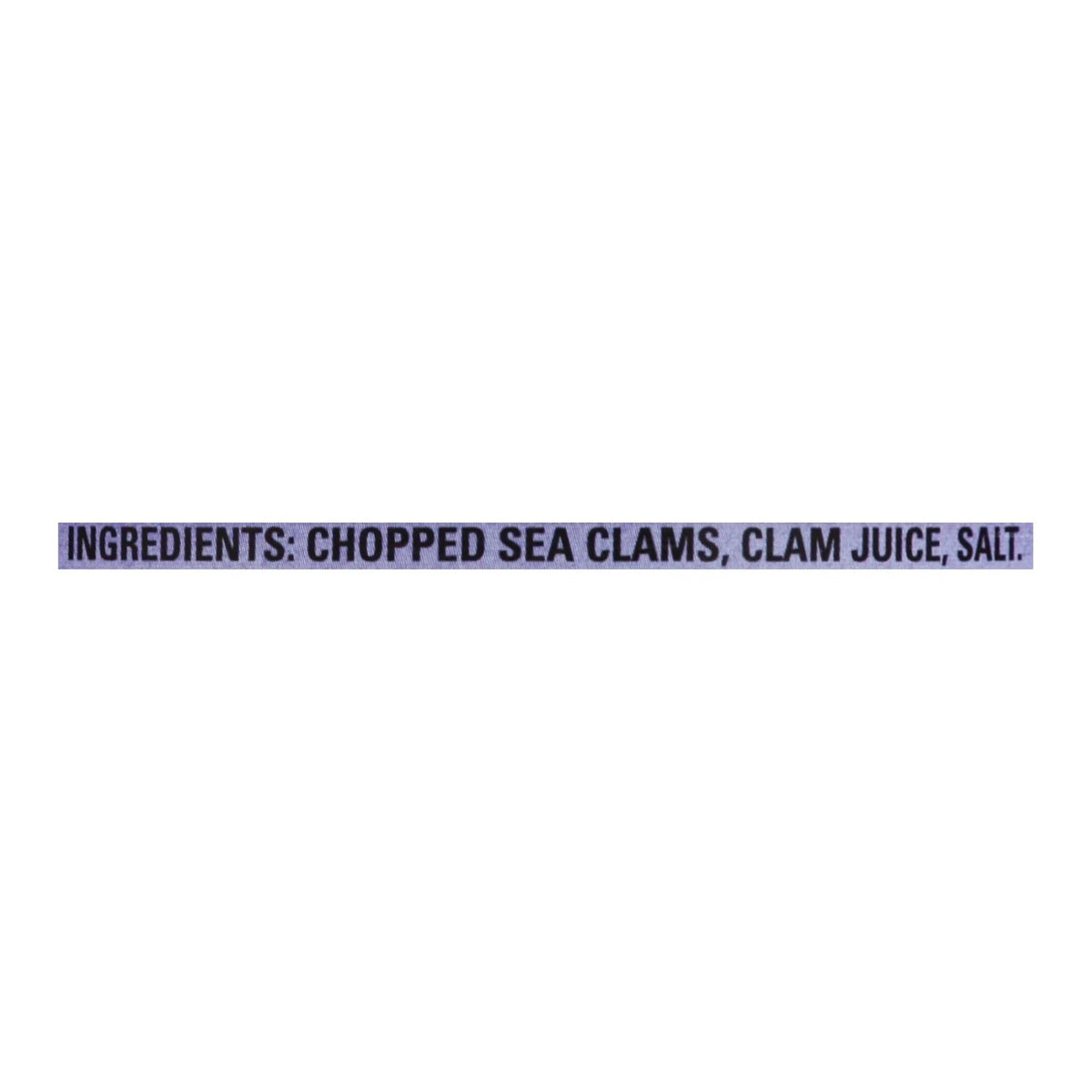 Chopped Wild Atlantic Surf Clams - Case of 12 - 6.5 OZ O4134
