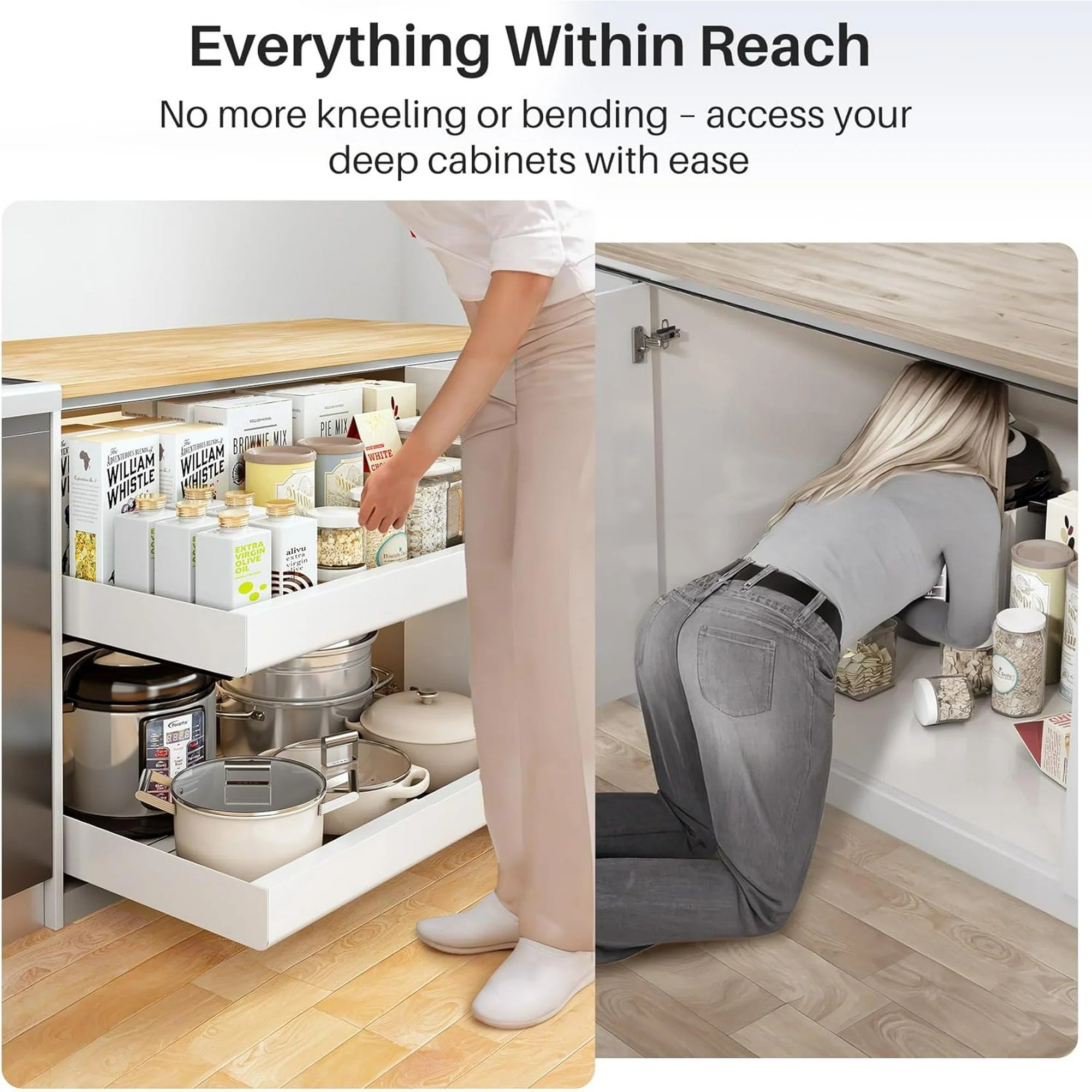 Expandable Heavy Duty Pull out Cabinet Organizer X729270