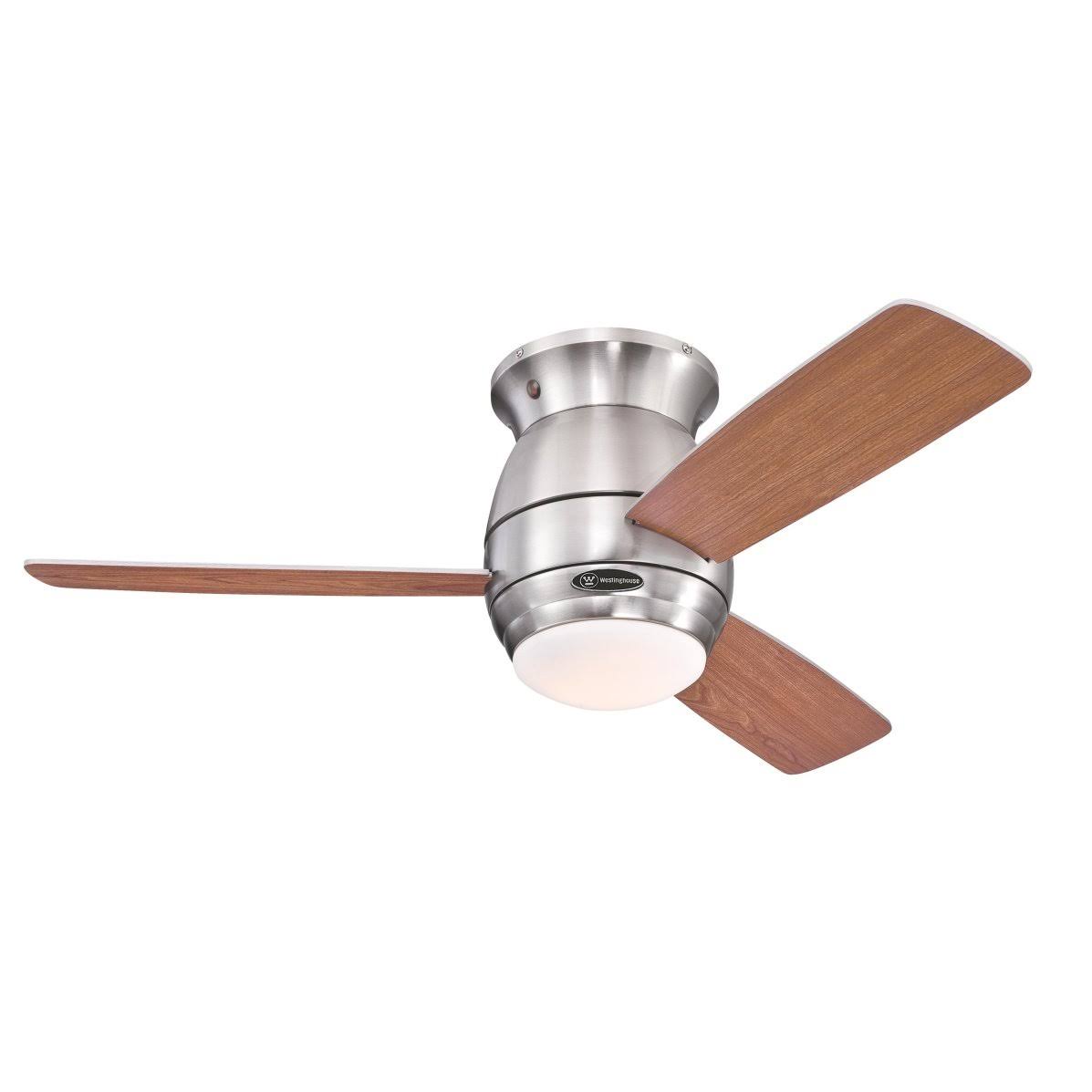 Brushed Nickel Metal Indoor Ceiling Fan W7048