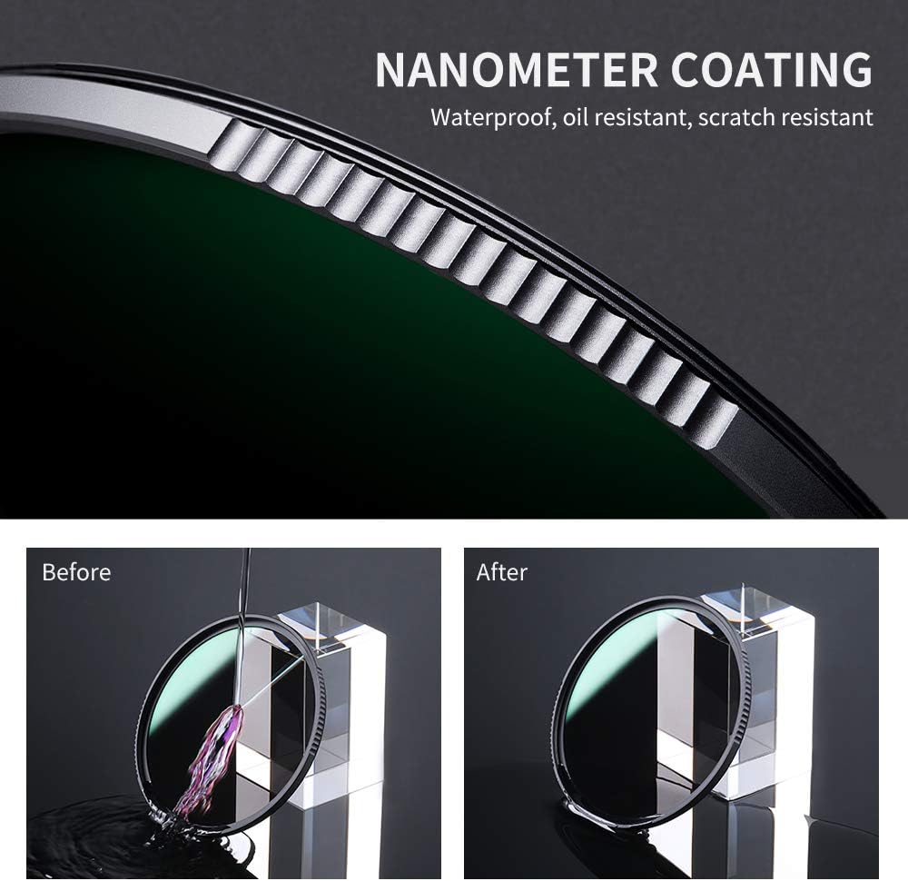 62mm Fixed ND Lens Filter Kit with 4-Filter Pouch U471