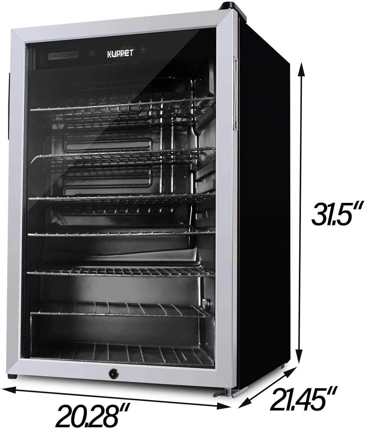 150-Can Beverage Cooler and Refrigerator, Stainless Steel, 4.5 Cu.Ft. M207681