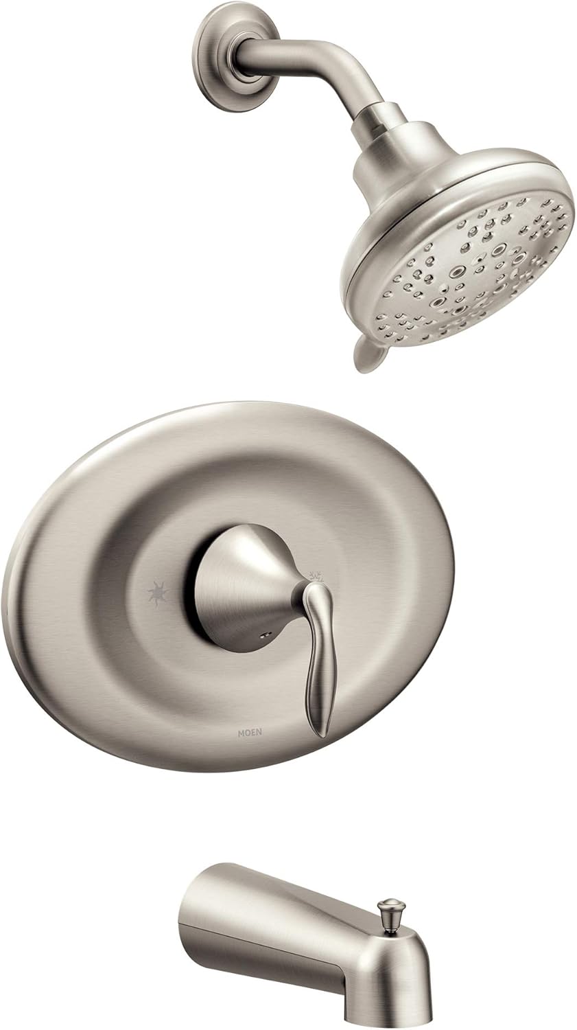 Brushed Nickel Tub and Shower Trim Kit I31472