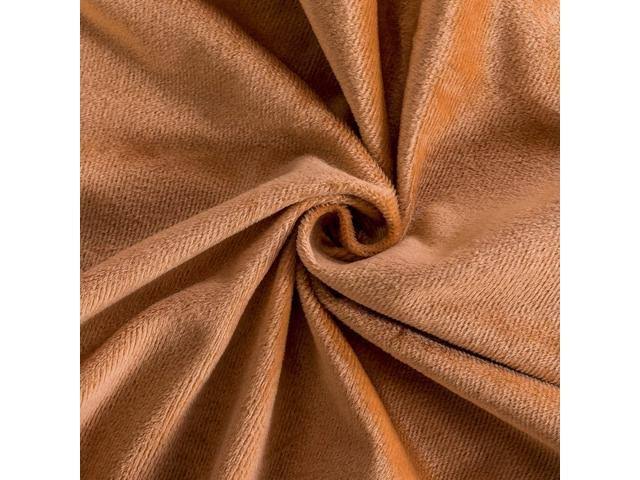 Camel Velvet Flannel Queen 3 Piece Duvet Cover Set Z335