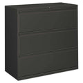 Three-Drawer Lateral File Cabinet, Charcoal A223