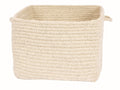 Chunky Natural Wool Square Basket F653895