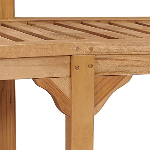 Solid Teak Wood Bench Z459667