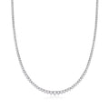 3.00 ct. t.w. Diamond Tennis Necklace in Sterling Silver U786052