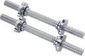 14" Threaded Chrome Dumbbell Bar Pair S368