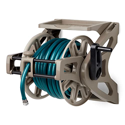 Heavy Duty Wall Mount Water Hose Winder with Hand Crank W62045