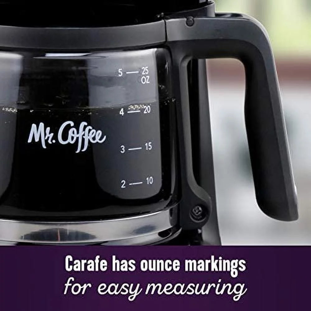 5-Cup Mini Brew Coffee Maker, Black V22782