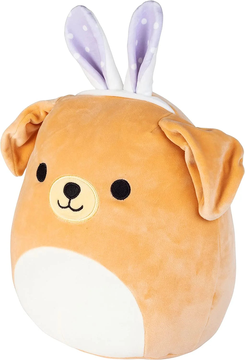 8" Stevon the Dog with Bunny Ears Plush Toy Doll Z321
