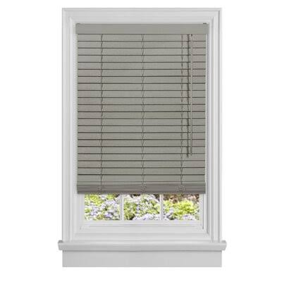 Gray Faux Wood Venetian Blind K59548