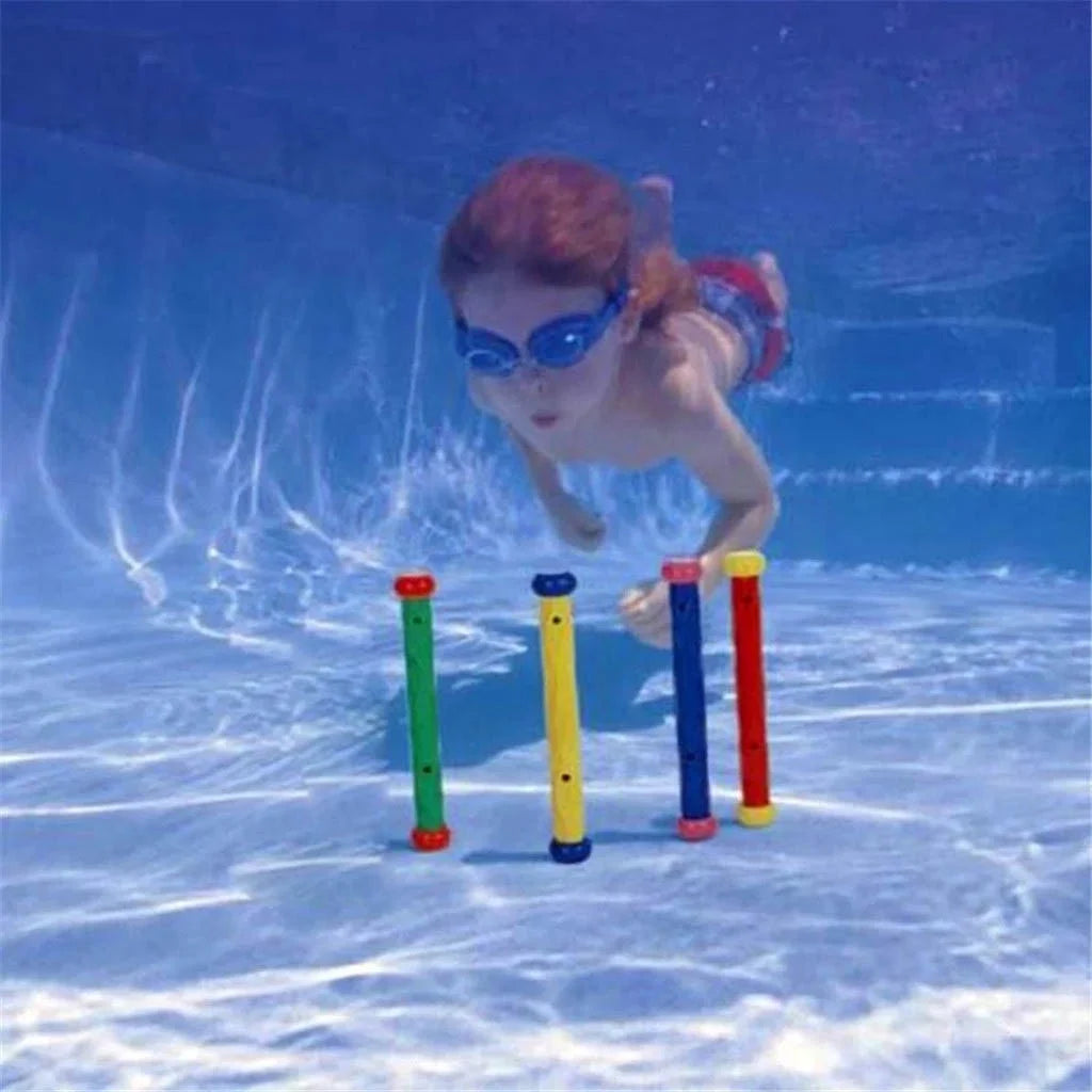 Pool Toys Underwater Swim Diving Toy Sets with Water Rings, Sticks, Octopus, Torpedo Bandits & Balls for Kids H40456