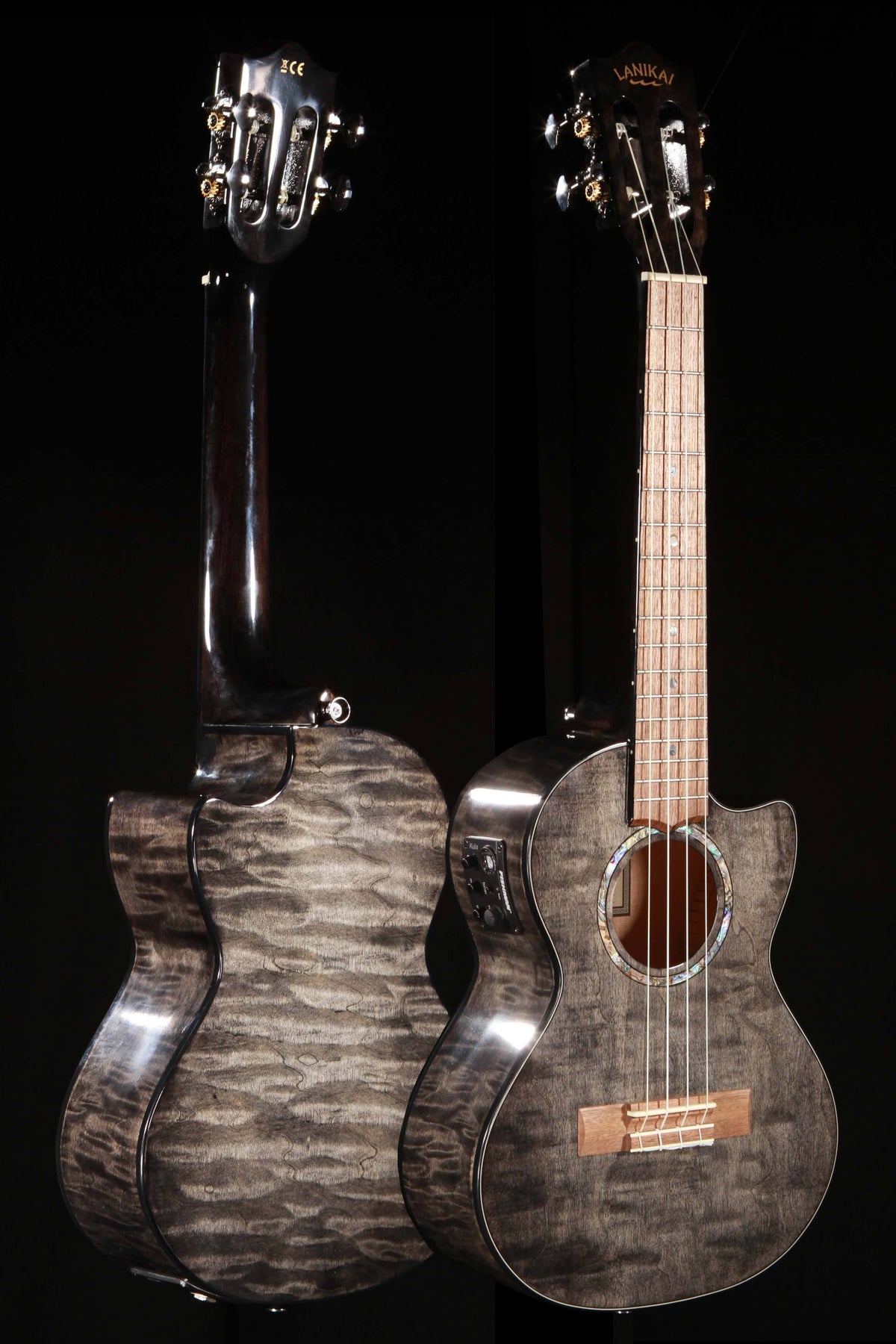 Black Quilted Maple J731383