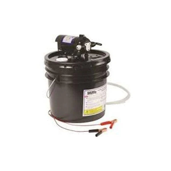 Oil Change Pump with 3.5 Gallon Bucket, 12 VDC, 1.5 GPM S87809