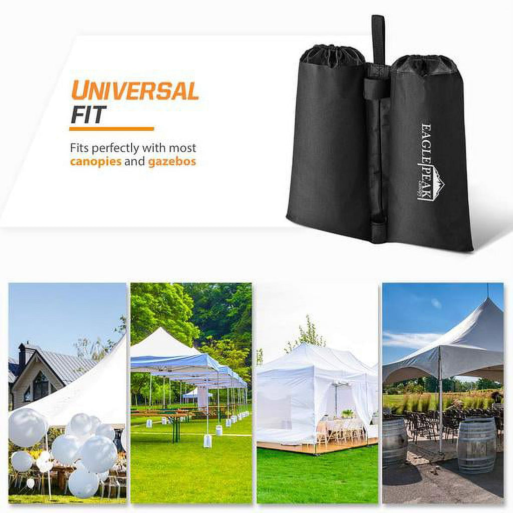 Black Sand-Fill Weight Bag Set 4pcs Per Pack R16812