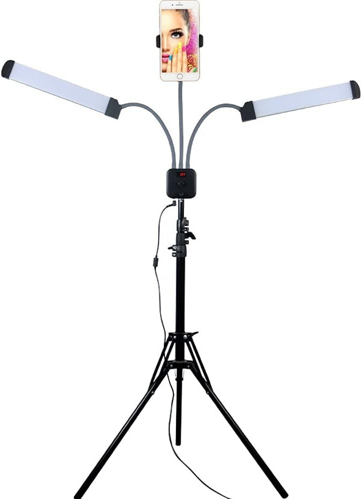 Dual Arm LED Lighting Kit with Five-Stage Touch Dimming A871