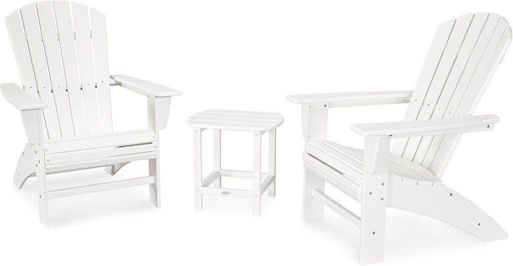 3-Piece Curveback Adirondack Chair Set with Side Table L4225