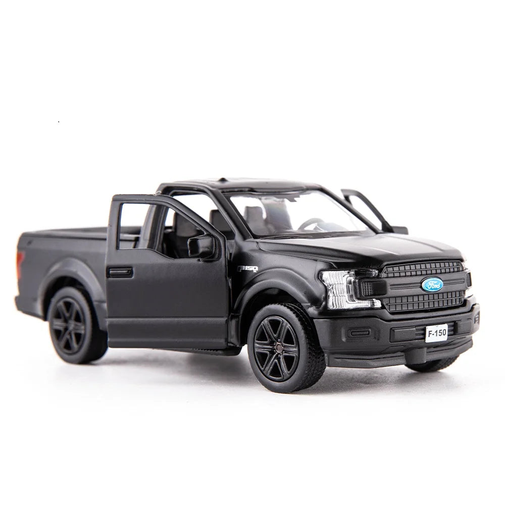 1/36 Scale F150 Pickup Truck Casting Car Model, Zinc Alloy Pull Back Toy Car L358
