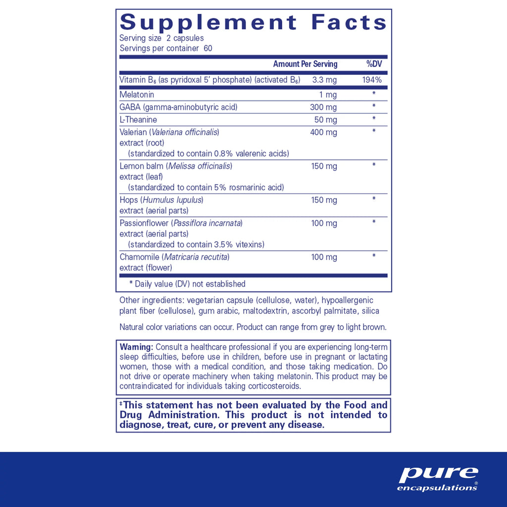 120 Capsules Sleep Support Supplement V997870