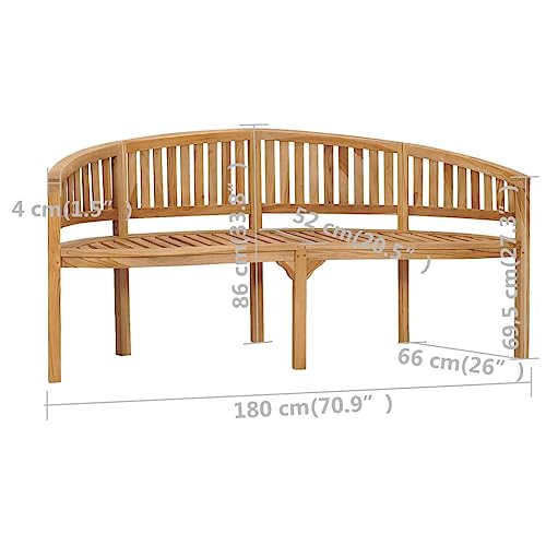 Solid Teak Wood Bench Z459667