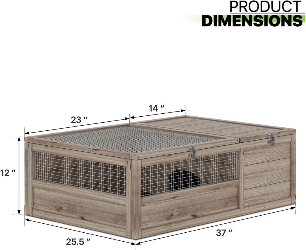 Grey Wooden Reptile Cage N5327