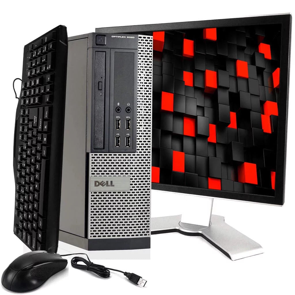 Intel Quad-Core i5 Desktop Computer PC, 250GB HDD, 16GB DDR3 RAM, Windows 10 Pro, 19in Monitor, USB Keyboard and Mouse R401