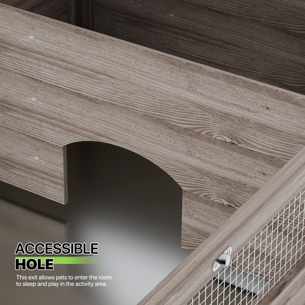 Grey Wooden Reptile Cage N5327