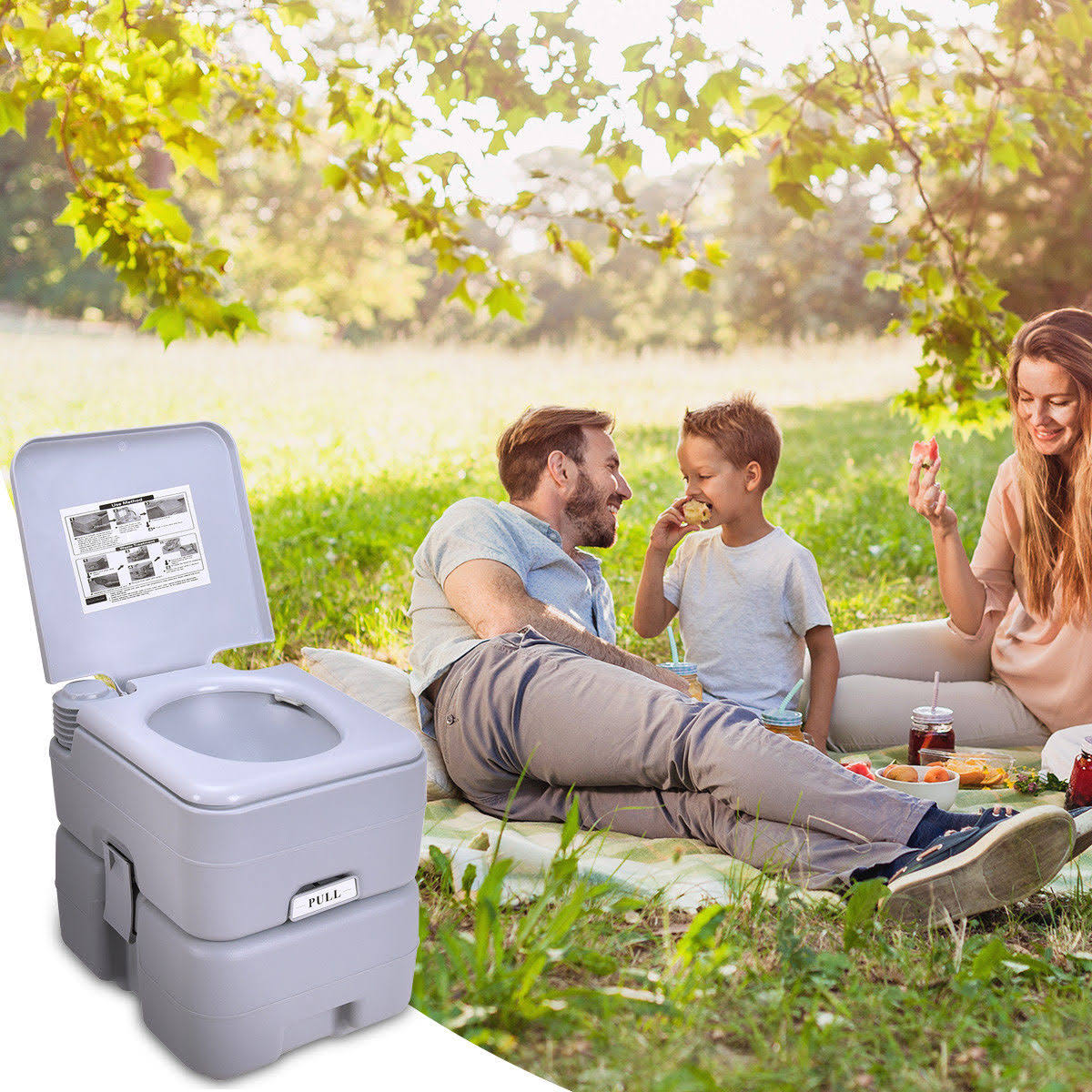 5 Gallon 20L Portable Flush Toilet F26150