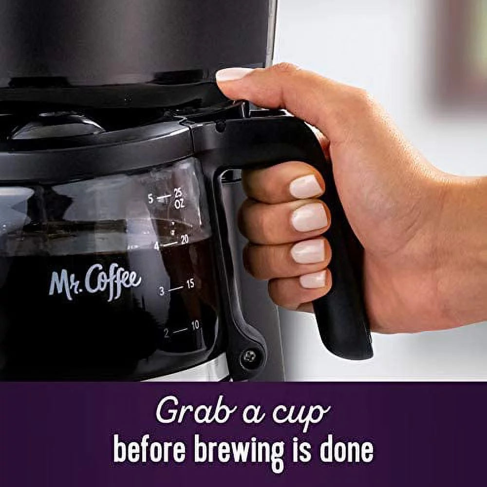 5-Cup Mini Brew Coffee Maker, Black V22782