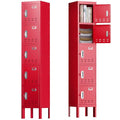 Blue 5 Doors Steel Locker Storage Cabinet E5512