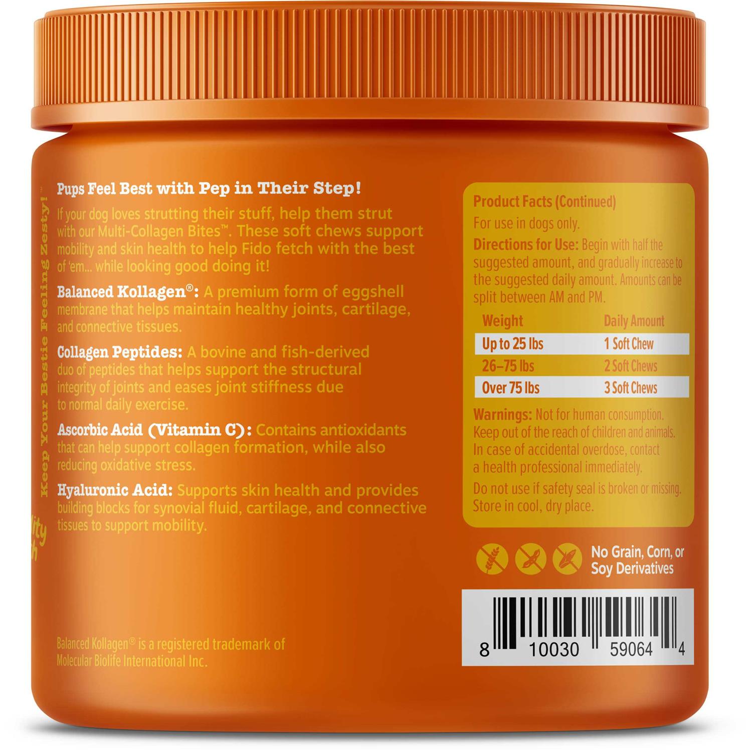 Multi-Collagen Bites for Dogs E15673