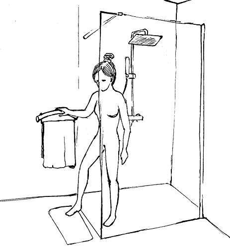 Bath/Toilet Grab Bar SUS304 Stainless Steel Handrail with Paper Holder H8859