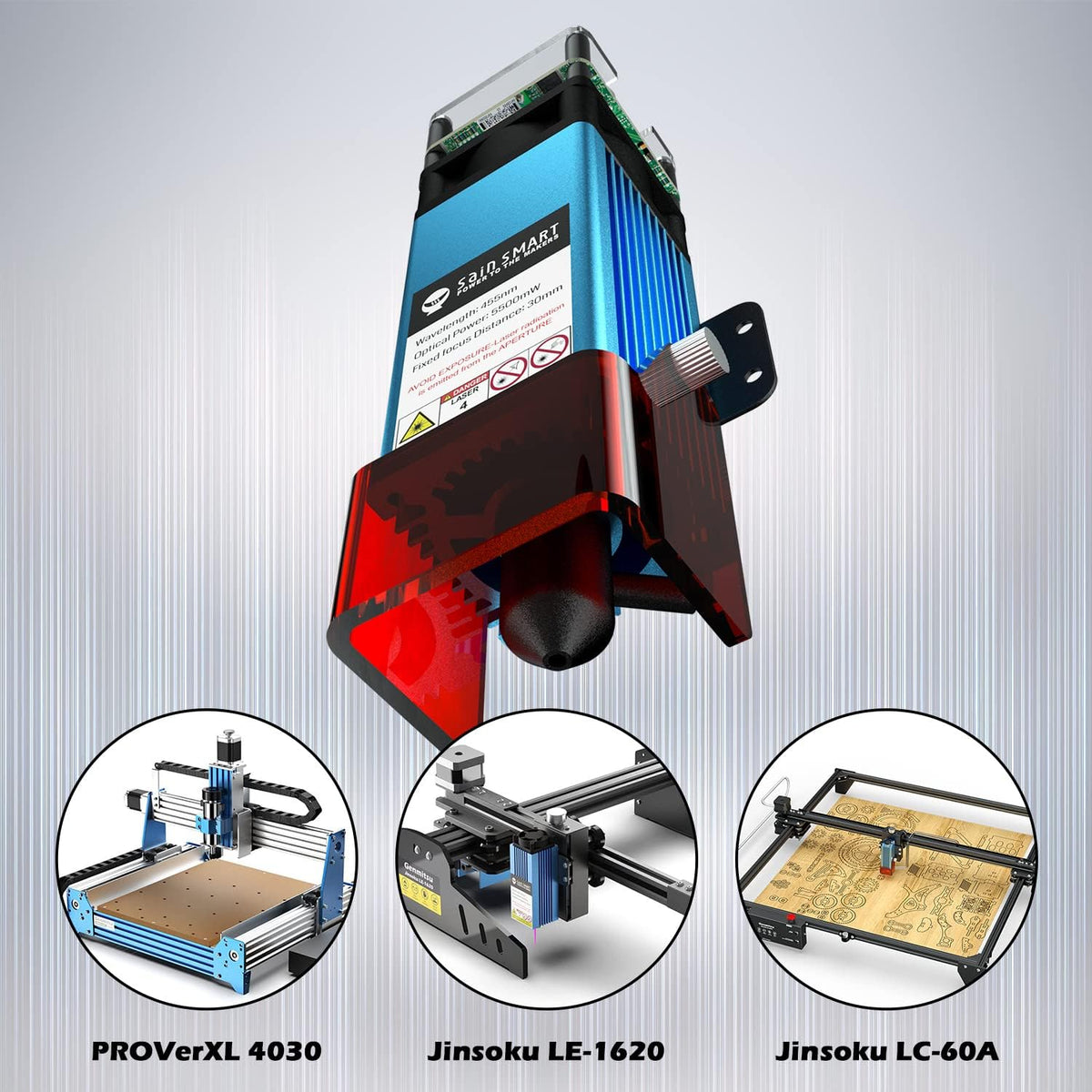 Compressed Spot Laser Module, 5.5W FAC Laser Module G65085