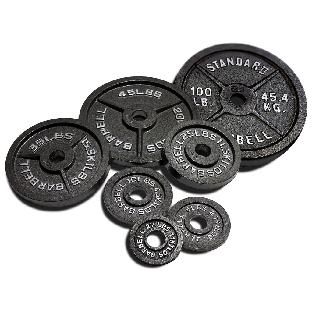 100lb Olympic Cast Iron Weight Plate O1433