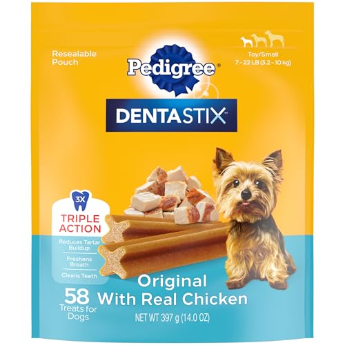 Toy/Small Dog Dental Treats Original Flavor Dental Bones, 1.68 lb. Value Pack (108 Treats) R20806