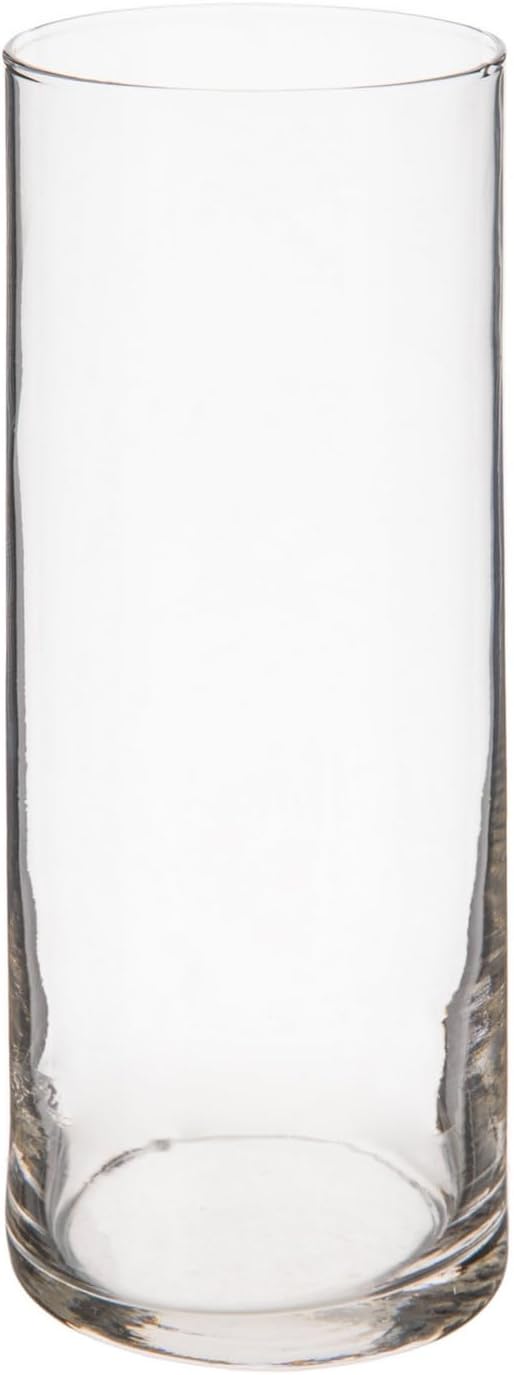 9 Inch Glass Cylinder Vase R4080