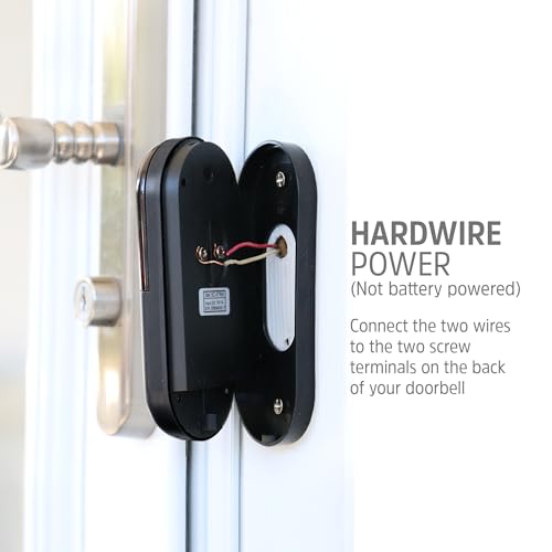 Wired 2K Video Doorbell Security Camera with Night Vision A459972