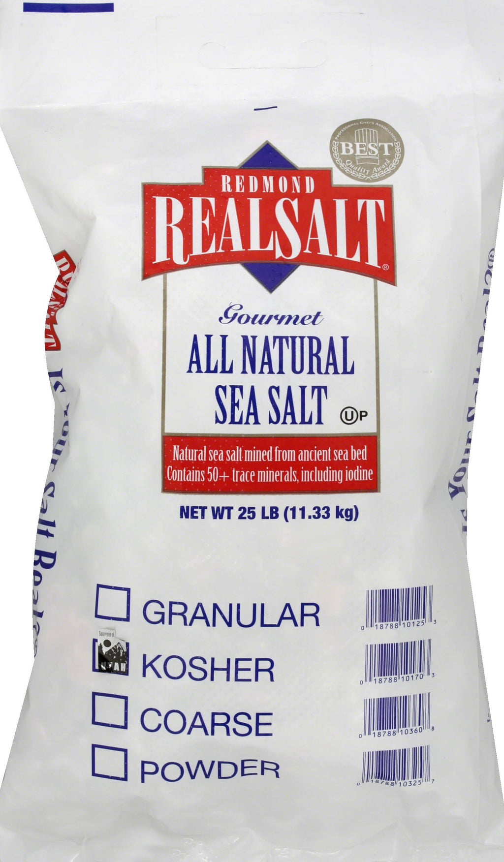 25 lb Kosher Sea Salt F747947