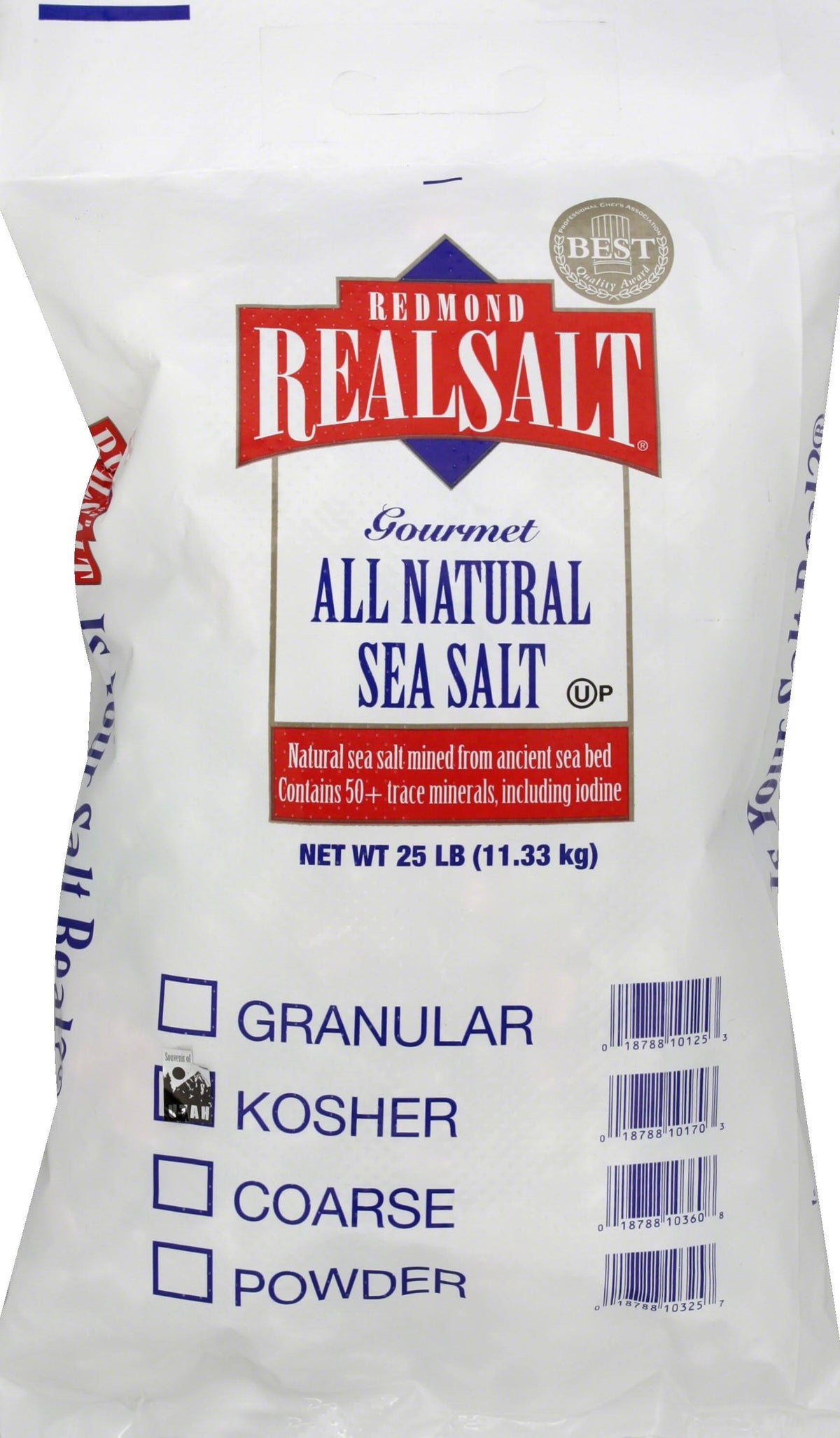 25 lb Kosher Sea Salt F747947