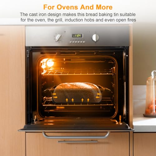 Cast Iron Loaf Pan with Lid, 2 Piece Set H753965