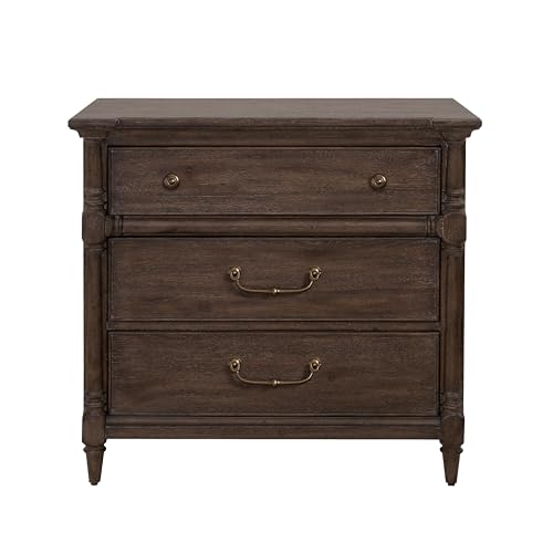 6 Pcs Queen Panel Bed Dresser Mirror Bachelor Chest 2 Nightstand Dark Wood Bedroom Furniture Set F548