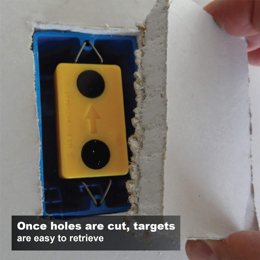 Multi Mark Drywall Cutout Locator Tool with Magnetic Targets and Locator Kit C991502