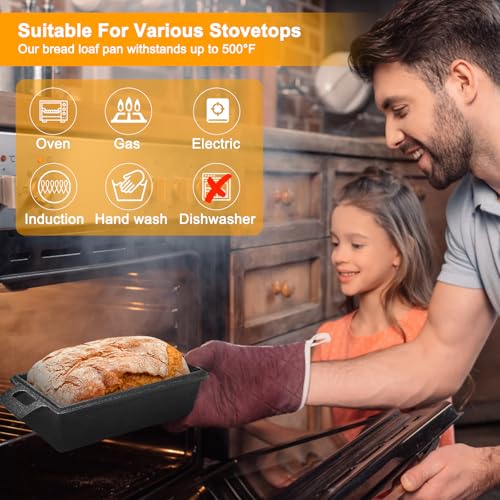 Cast Iron Loaf Pan with Lid, 2 Piece Set H753965
