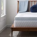 4 Inch Gel Memory Foam Mattress Topper, Twin XL, Blue A17969