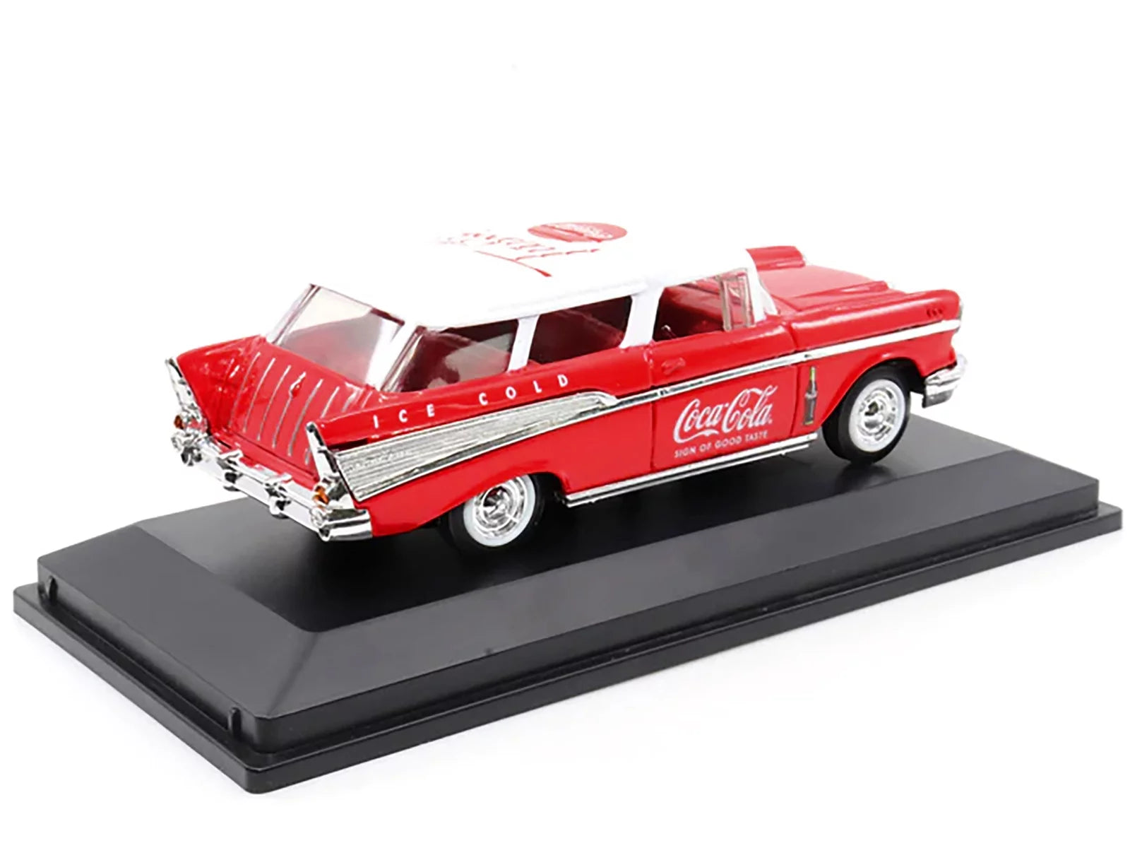 Red with White Top 1/43 Diecast Model Car D49164