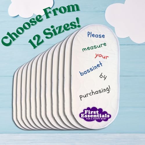 Bassinet Cradle Mattress Pad Oval 13X31 O8566